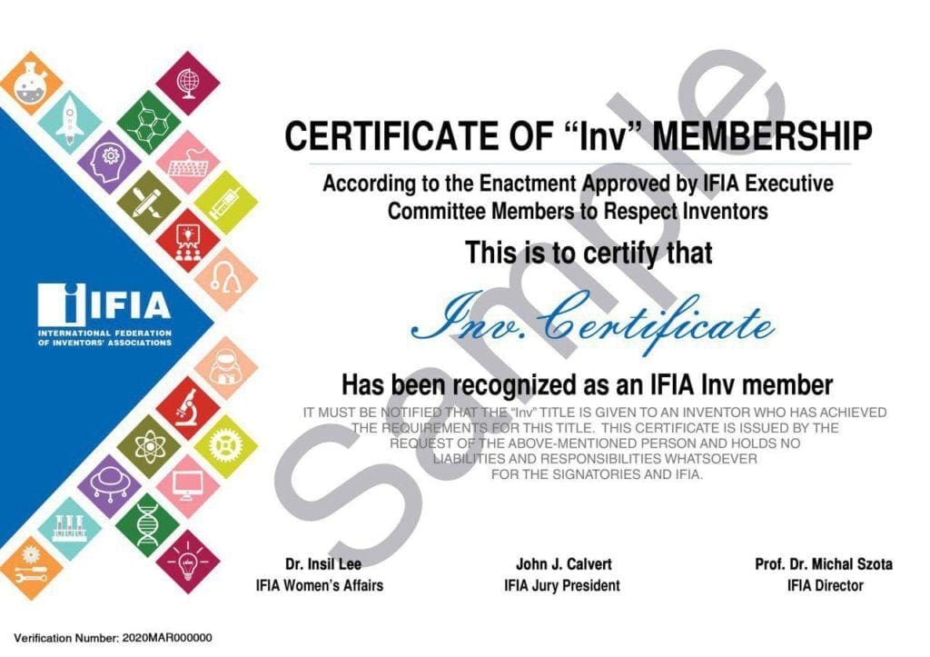 IFIA grants the legal title to the inventors