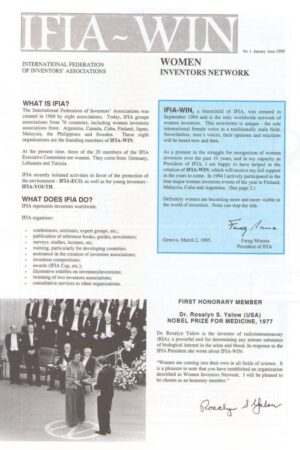 IFIA awarded first membership to the Nobel Prize winner in the Year 1977