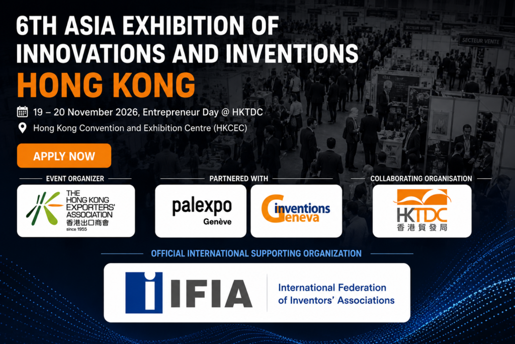 Asia Exhibition of Innovations and Inventions Hong Kong 2026 (AEII)