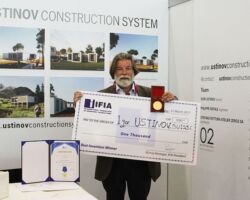 Igor USTINOV, invention: Ustinov Construction System made of recycled P.E.T, Nationality: Swiss
