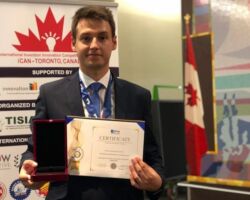 IFIA Invention Award Goes To: Stefan Titu - Invention: Hemispheric Individual Electric Car with Rotary Seat - Nationality: Romania IFIA Invention Award Goes To: Stefan Titu - Invention: Hemispheric Individual Electric Car with Rotary Seat - Nationality: Romania
