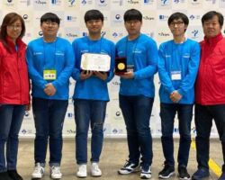 IFIA Best Invention Medal Is Awarded to BAE JEONG HWA, SHIN JAE HWAN, YUM SEUNG YONG, LIM DO YUN, LEE KYOUNG SOOON from Sum Moon University, Korea for the Invention " Development of Hydo Thrust Drone to Prevent Stall and Improve Overring Performance of Fixed Wing VTOL Drones" IFIA Best Invention Medal Is Awarded to BAE JEONG HWA, SHIN JAE HWAN, YUM SEUNG YONG, LIM DO YUN, LEE KYOUNG SOOON from Sum Moon University, Korea for the Invention " Development of Hydo Thrust Drone to Prevent Stall and Improve Overring Performance of Fixed Wing VTOL Drones"