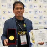 IFIA Best Invention Medal Is Awarded to Astri Pujianto, Herman Ratnofianto, Bastian Wismana, Jonathan Yanuardi, Teguh Triyanto, Handoyo Ogy Dwi Putra, Heru Riswanto, Bram Ispriadi Yuliantoro from Indonesia for the Invention " Improving Life Time of Well and Production Facility by Preventing the Formation of Scale" IFIA Best Invention Medal Is Awarded to Astri Pujianto, Herman Ratnofianto, Bastian Wismana, Jonathan Yanuardi, Teguh Triyanto, Handoyo Ogy Dwi Putra, Heru Riswanto, Bram Ispriadi Yuliantoro from Indonesia for the Invention " Improving Life Time of Well and Production Facility by Preventing the Formation of Scale"