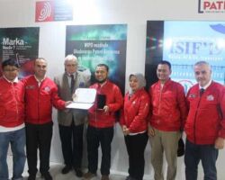 IFIA’s Best International Invention Medal was granted to "Parlindungan Hendric Siregar, Faiq Kautsar, M Haykal Pasha, Nanang Kurniawan, Wahyu Hartono, Riani Budi Astuti, Muhammad Hilman, Budyi Permono, Adhitiya Nugraha" from PR Pertamina (Persero) INDONESIA with the invention "Improving the Effectiveness of Operation and Maintenance of Production Facilities through "SAMS"(Seamless Asset Management System) at PT Pertamina (Persero)". IFIA’s Best International Invention Medal was granted to "Parlindungan Hendric Siregar, Faiq Kautsar, M Haykal Pasha, Nanang Kurniawan, Wahyu Hartono, Riani Budi Astuti, Muhammad Hilman, Budyi Permono, Adhitiya Nugraha" from PR Pertamina (Persero) INDONESIA with the invention "Improving the Effectiveness of Operation and Maintenance of Production Facilities through "SAMS"(Seamless Asset Management System) at PT Pertamina (Persero)".
