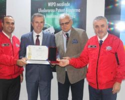 IFIA’s Best Academic Invention Medal was granted to Burak Evirgen- Mustafa Tuncan- Ahmet Tuncan from Anadolu university with the “Umbrella Anchorage”. IFIA’s Best Academic Invention Medal was granted to Burak Evirgen- Mustafa Tuncan- Ahmet Tuncan from Anadolu university with the “Umbrella Anchorage”.