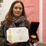 IFIA Best Invention Medal is Awarded to Ko Yeon-Ji, Lee Yong-Kyung, AB for the Invention "Easy to Clean, Assembled Silicon Straw" from Korea IFIA Best Invention Medal is Awarded to Ko Yeon-Ji, Lee Yong-Kyung, AB for the Invention "Easy to Clean, Assembled Silicon Straw" from Korea