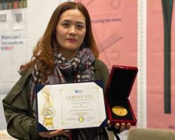 IFIA Best Invention Medal is Awarded to Ko Yeon-Ji, Lee Yong-Kyung, AB for the Invention "Easy to Clean, Assembled Silicon Straw" from Korea IFIA Best Invention Medal is Awarded to Ko Yeon-Ji, Lee Yong-Kyung, AB for the Invention "Easy to Clean, Assembled Silicon Straw" from Korea