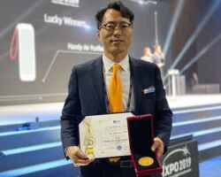 IFIA Best Invention Medal Is Awarded to Cho Young-Kwon, KEPCO for the Invention " IPTMS" (Inteligent Power Line Tunnel Manegment System Based on MR), KEPCO Sector, Korea IFIA Best Invention Medal Is Awarded to Cho Young-Kwon, KEPCO for the Invention " IPTMS" (Inteligent Power Line Tunnel Manegment System Based on MR), KEPCO Sector, Korea