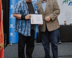 IFIA Medal Awarded to Franjo Miser from Croatia for the invention ”OHS - ORGANIC HAZELNUT SPREAD” AGRO ARCA 2022, Prelog, Croatia