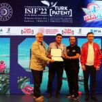 IFIA Best International Medal Awarded to Mohamed Amine Gadi, Yassine Aboudrare, Safae Merzouk, Sadik Charadi and Brahim Elbhiri, From the Institute of EMSI GROUP Morocco for the invention ” Intelligent UV- Disinfection System ” ISIF 2022, Samsun, Turkiye