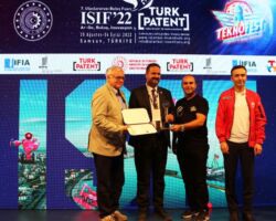 IFIA Best National Medal Awarded to Dr. Mehrdad Fojlaley and Mr. Hamed Heydari, From Turkiye for the invention ” Medical Waste Disinfection System With Pre Vacuum Microwave ” ISIF 2022, Samsun, Turkiye