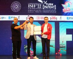 IFIA GRAND PRIX Awarded to Mr. Sertaç Altınok, From the Institute of Turkish Aerospace for the invention ”A Powder Production System ” ISIF 2022, Samsun, Turkiye