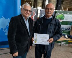 IFIA Medal Awarded to Dragica Jerkov from Croatia for the invention “Nitrogen Organic Fertilizer From Raw Wool” ARCA 2022 - Zagreb, Croatia