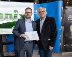 IFIA Medal Awarded to Lovro Stipanovic and Josip Oroz from Croatia for the invention “PRO-I Smart Virtual Switch” ARCA 2022 - Zagreb, Croatia