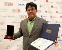 IFIA Medal Awarded to Kim, Duk Hee from Korea for the invention “Pet fecal disposal device” iENA 2022 - Nuremberg, Germany