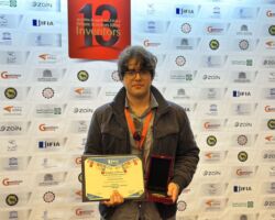 IFIA Medal Awarded to Mohammadhossein Sharifnia From Iran for the invention “Color Change Label and Expiration Date of Food”