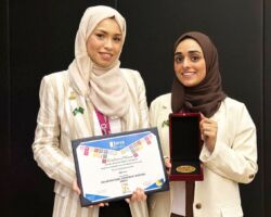 IFIA Medal Awarded to Rahaf Alem and Raghad Al Jondi, from King Abdulaziz University of Saudi Arabia for the Invention “BDD Laser”