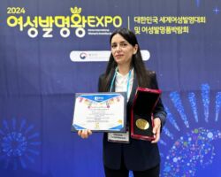 IFIA Medal Awarded to Oksana Temirbekova, from Russia, for the Invention “Device for Local Transdermal Drug Delivery and Gene Therapy”