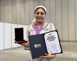 IFIA Best Invention Medal Is Awarded to Ganjina Navruzzoda from Tajikistan for The Outstanding Invention “Method of Treating Chronic Respiratory Diseases”