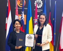 IFIA Best Invention Medal Is Awarded to BOGDAN-CĂTĂLIN ȘERBAN, OCTAVIAN BUIU, CORNEL COBIANU, VIOREL AVRAMESCU, NICULAE DUMBRĂVESCU from National Institute for Research and Development in Microtechnologies - IMT Bucharest, ROMANIA for The Outstanding Invention “Quaternary Oxidized Carbon Nanohorns - Based Nanohybrid for Resistive Humidity Sensor”