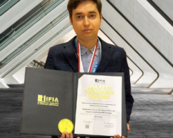 IFIA Best Invention Medal is Awarded to Bartłomiej Kukuś, Bożena Kaczmarska from Wacław Gierulski Kielce University of Technology of Poland for the Outstanding Invention “Method and extruder for 3D printing in the form of a composite structure using FDM technology”
