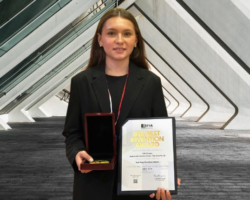 IFIA Best Invention Medal is Awarded to Zofia Chrapko, Student at the Stanisław Kostka / High School No. 38 of Poland for the Outstanding Invention “Early Stage Thrombosis Detector”