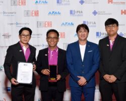 IFIA Best Green Invention Medal Is Awarded to S. Wongtem, P. Makepook and C. Saeneaw from Thailand Provincial Electricity Authority (PEA) for The Outstanding Invention “Automatic Programmable H.R.C. Fuse Testing”