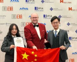 IFIA Best Invention Medal Is Awarded to Tsinghua University, Symbionics.co / Xiaochuan Dai, Shuying Wu, Yan Zhao, Xinyue Wang, Tianyi Fang, Xiao Li, Teng Gao, Shijie Feng for The Outstanding Invention “Immune-Response-Free Seamless Brain-Computer-Interfaces”