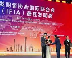 IFIA Best Invention Medal is Awarded to Dr. John Tang Ing Ching from Twin Catalyst Sdn Bhd - MINDS, Malaysia for the Outstanding Innovation “Wondaleaf® Afresh” blank