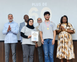 IFIA Best Invention Medal is Awarded to Karim Issa and Ranim Khalil from Lebanese School of Kinshasa, for the Outstanding Innovation“AI blind assistant”